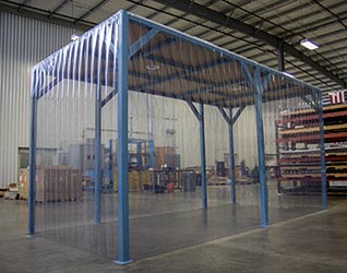 Cámara de extracción de humos con entrada