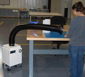 Extractor de humos portátil