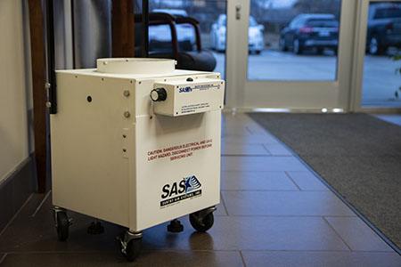 Purificador de aire comercial UV