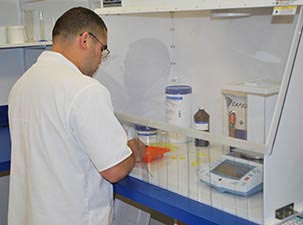 Campana de contención de polvo de alta eficiencia