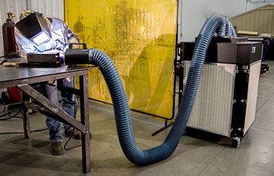 Extractor de humos industrial