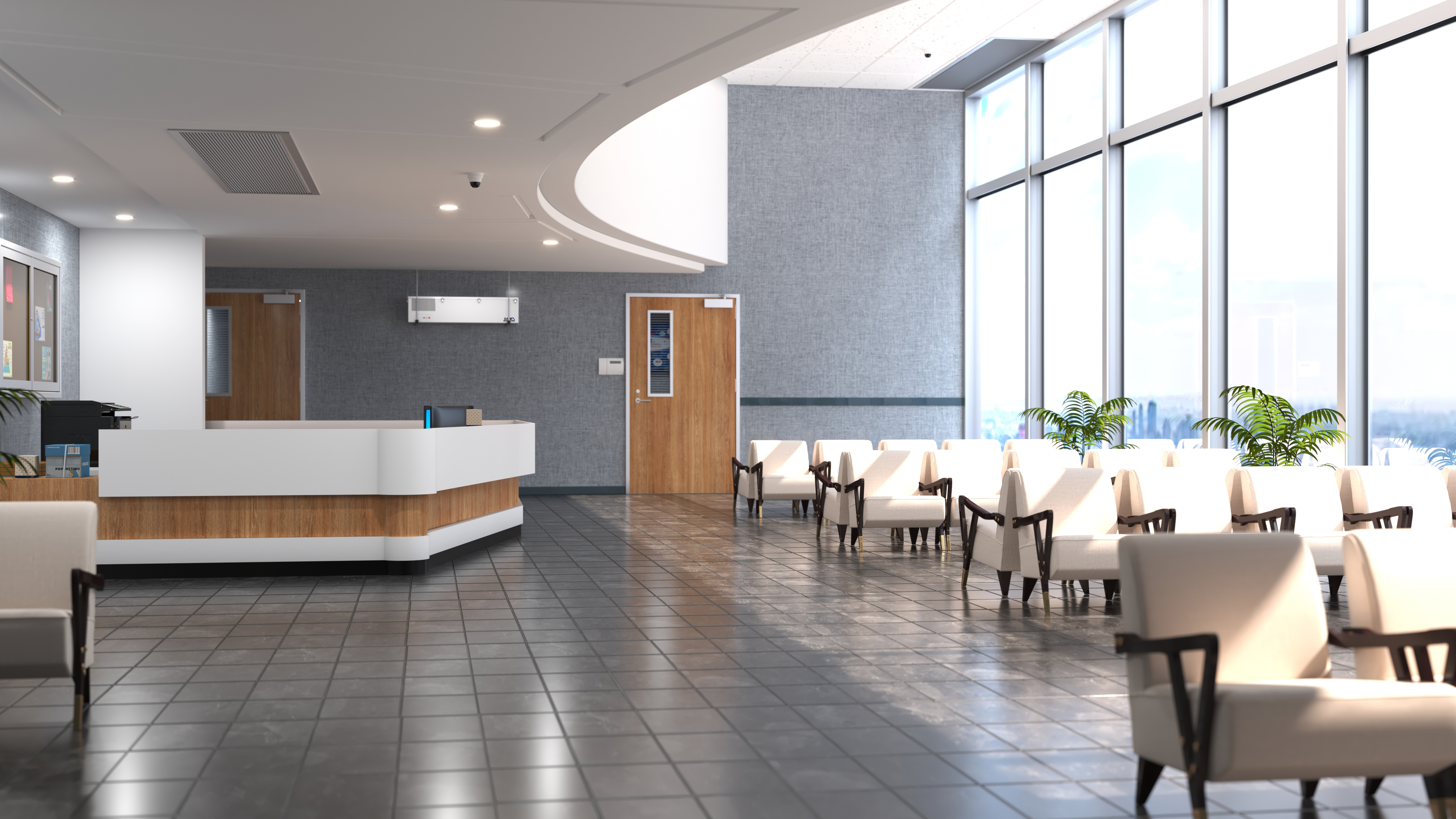 Purificador de aire comercial UV