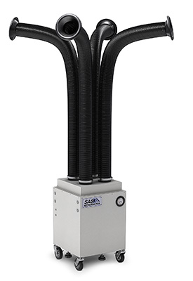 Extractor de humos para varios operarios