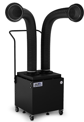 Extractor de humos para varios operarios